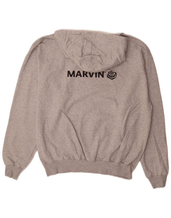 Champion Pull à Capuche Marvin Graphic XL Homme Gris Coton