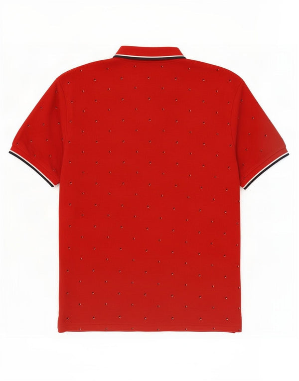 U.S. Polo Assn. Polo Homme Petit Coton Taché Rouge