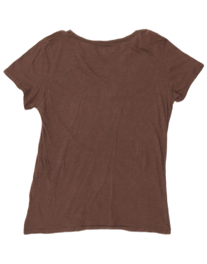 Timberland T-shirt graphique pour femme UK 14 Marron moyen