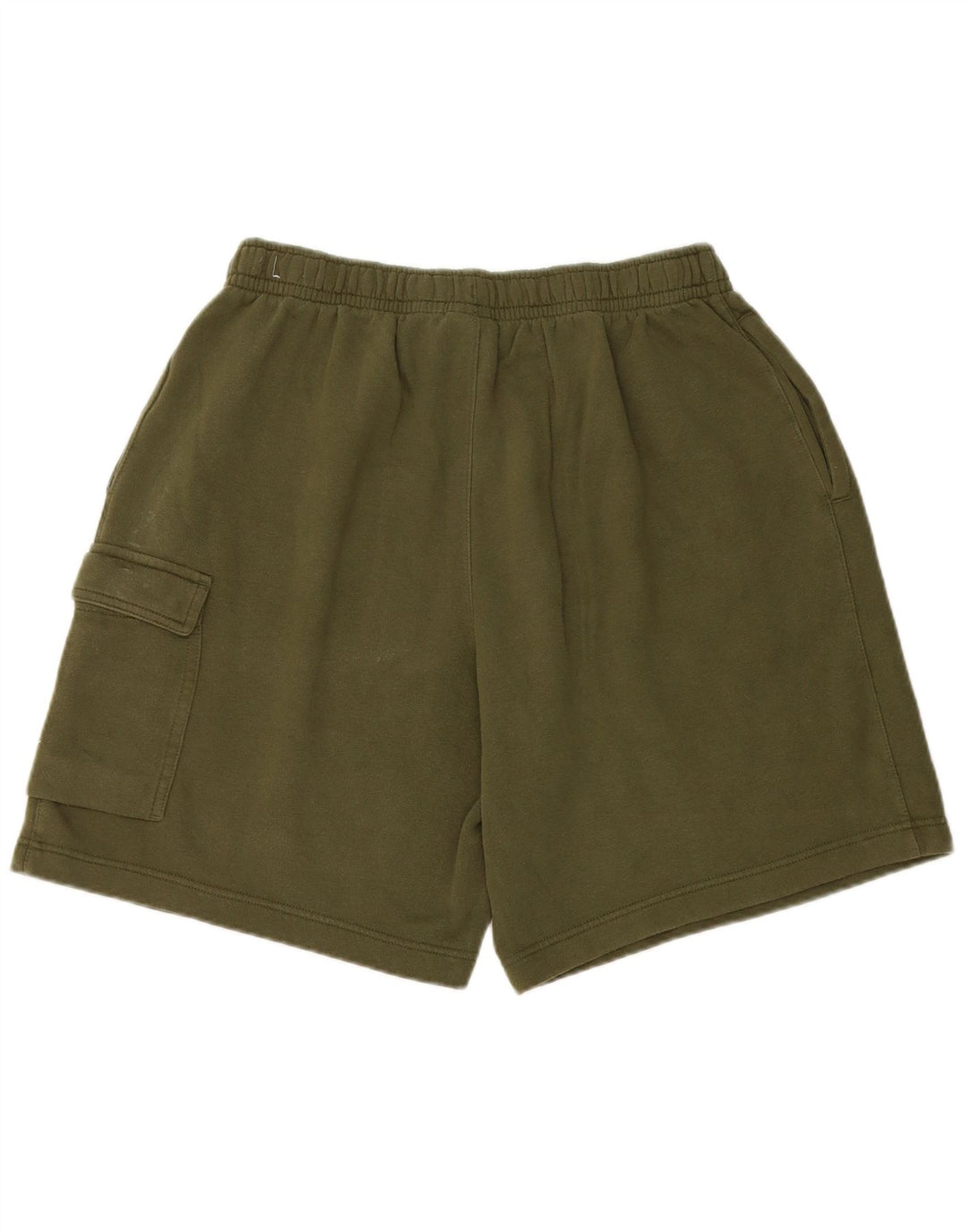 Nike Short de sport pour homme en coton kaki Taille L