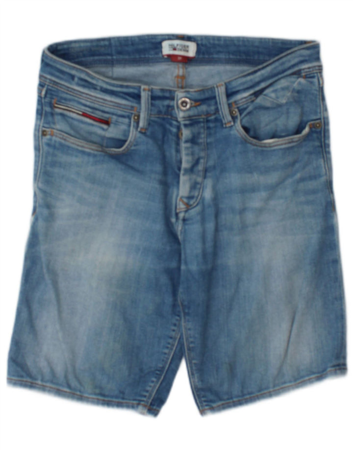 Tommy Hilfiger Short en jean pour homme W29 Petit Bleu
