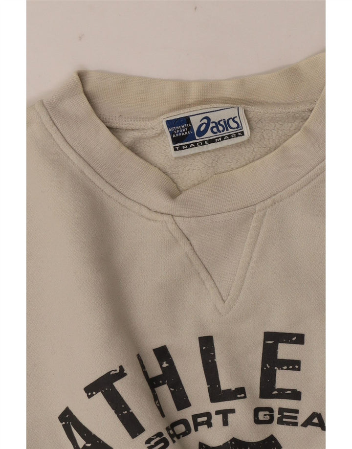 Asics Sweat-shirt graphique pour homme 2XL Beige