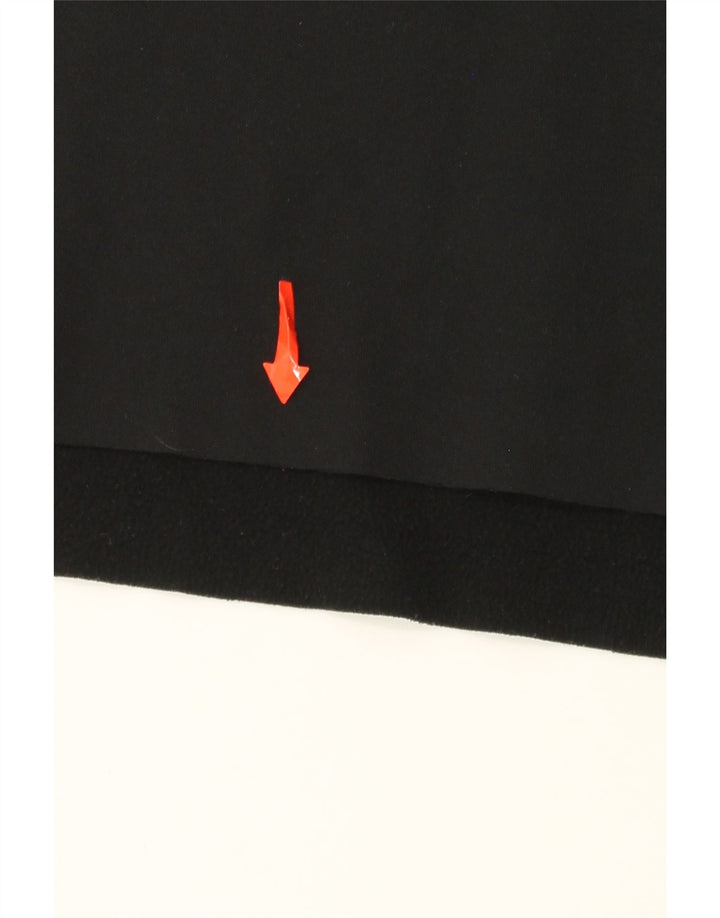 Nike Haut de survêtement Dri Fit avec col zippé et col zippé pour homme, grand, noir, color block