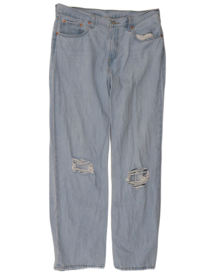 Levi's Jean Droit Effet Déchiré W36 L30 Homme Bleu