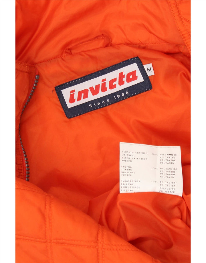 INVICTA Gilet matelassé pour homme UK 38 Orange moyen Polyester