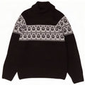 Marks & Spencer Pull col roulé pour homme en acrylique Fair Isle Noir Taille L