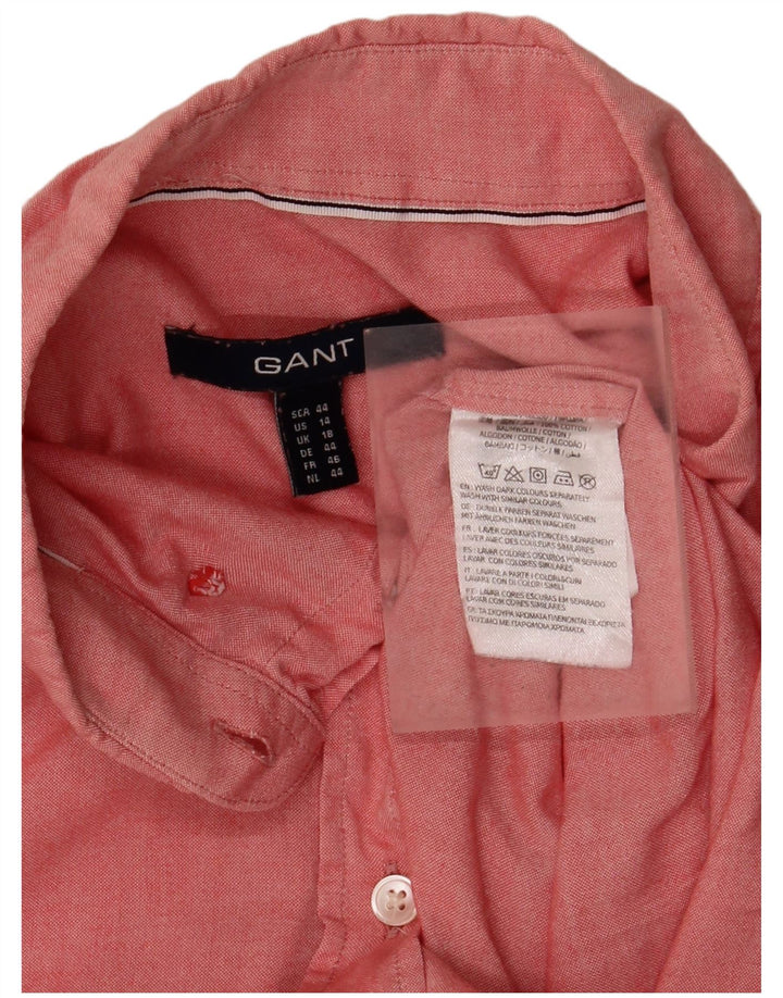 GANT Chemise Homme UK 18 XL Rose Coton
