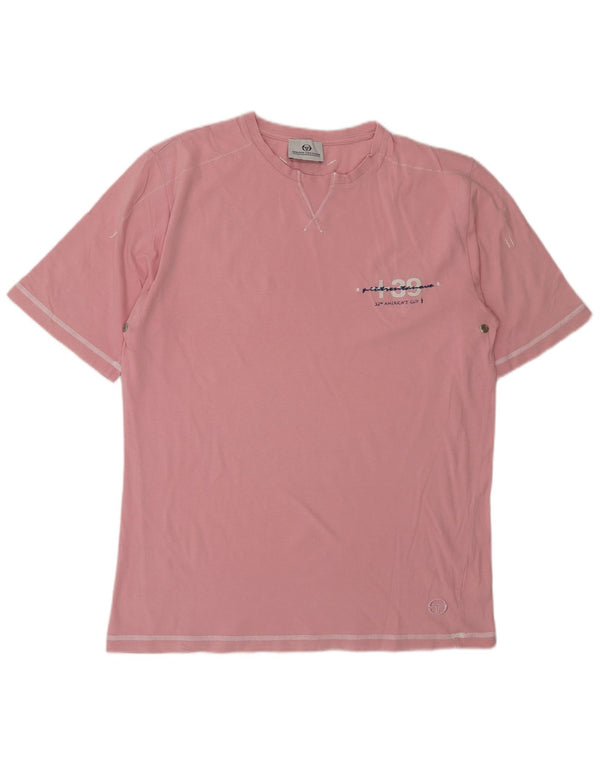 SERGIO TACCHINI T-Shirt Homme Rose Moyen