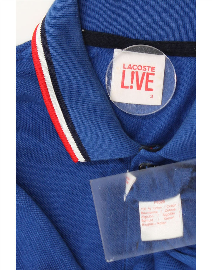 Lacoste Polo Homme Taille 3 Petit Bleu Coton