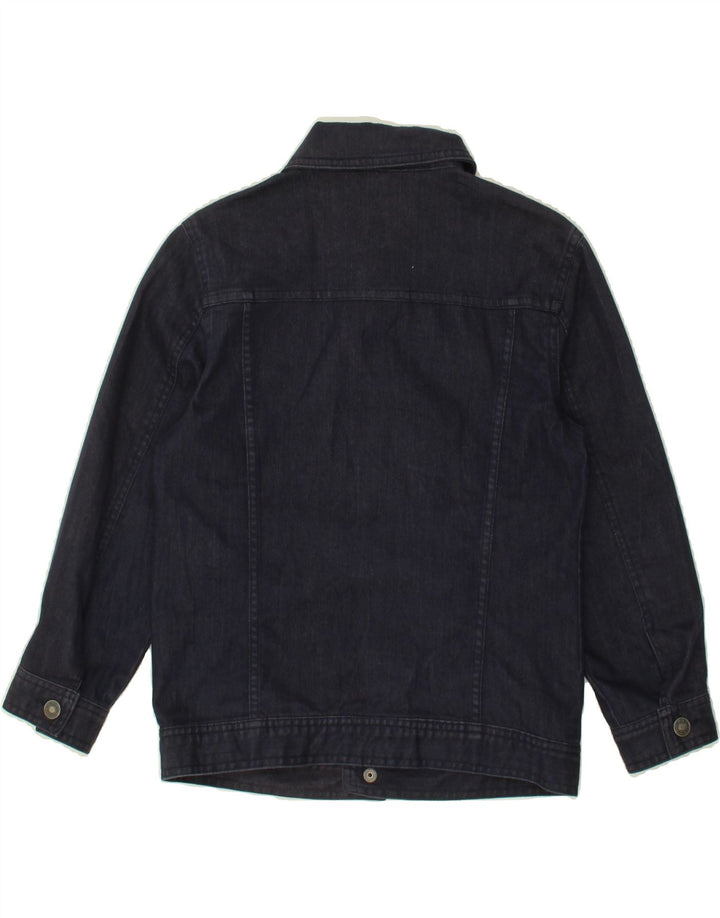BENETTON Boys Denim Jacket 11-12 Years 2XL Navy Blue Cotton Vintage Benetton and Second-Hand Benetton from Messina Hembry 
