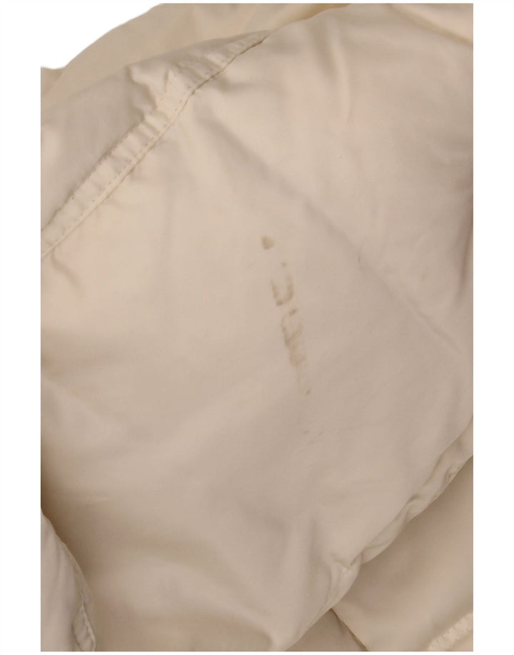 CALVIN KLEIN JEANS Veste matelassée surdimensionnée pour femme UK 10 Small Off White