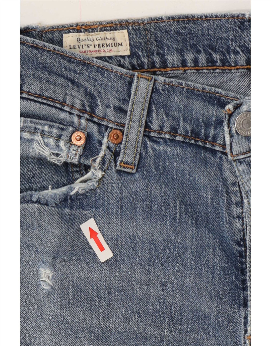 Levi's Jean Slim 511 Tapered Femme Bleu W30 L30 Coton