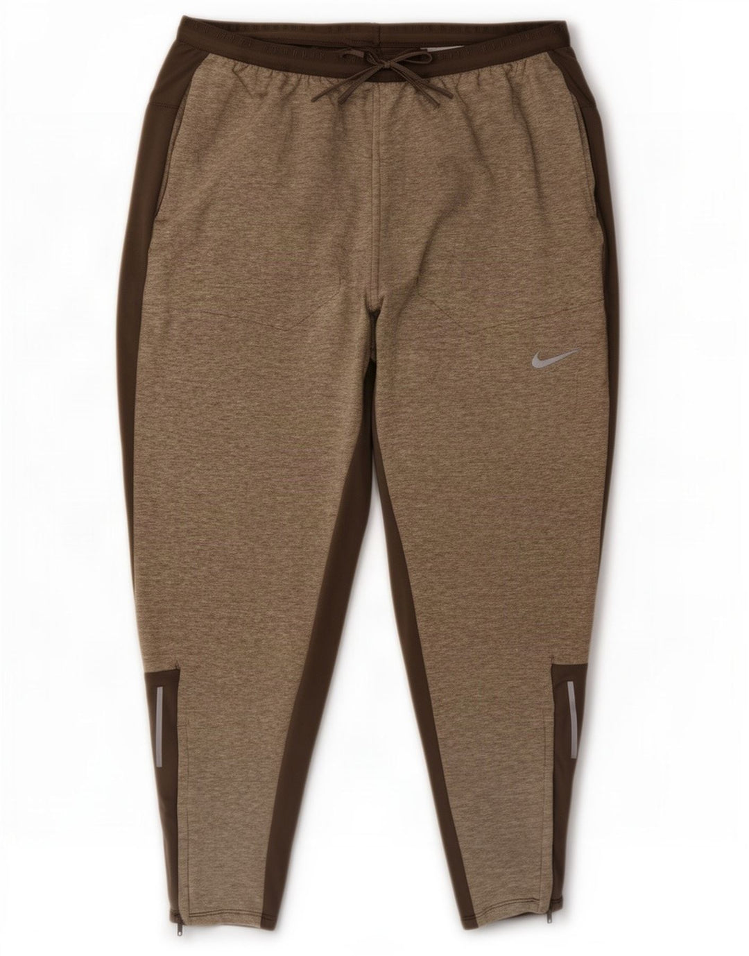 Nike Pantalon de survêtement Therma-Fit pour homme en polyester moucheté Gris Taille L