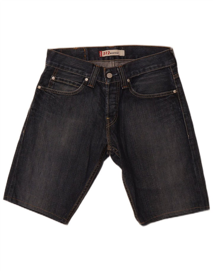 LEVI'S Short en Jean Slim 512 Homme W29 Petit Bleu Coton