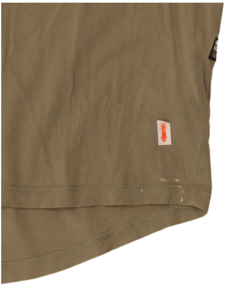 G-Star T-Shirt Homme Kaki Moyen Coton