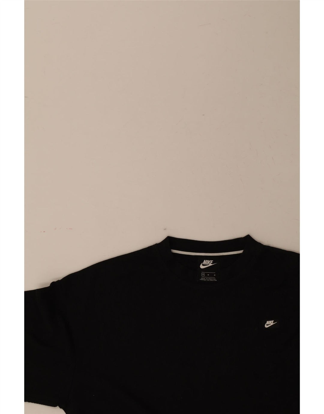 NIKE Mens T-Shirt Top Medium Black Cotton Vintage Nike and Second-Hand Nike from Messina Hembry 