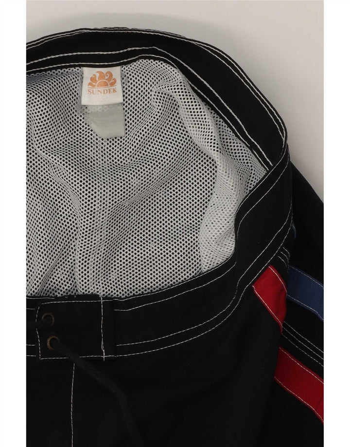 Sundek Short de bain homme en nylon color block noir moyen