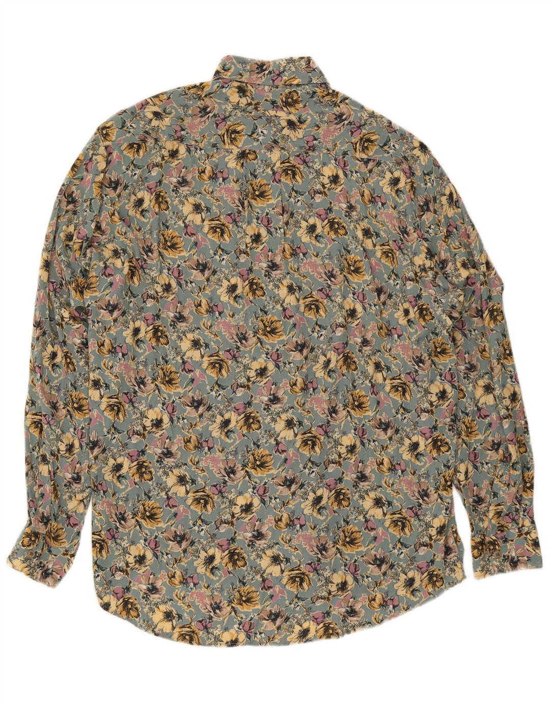 Daniel Dodd Chemise Homme Vert Moyen Floral Viscose