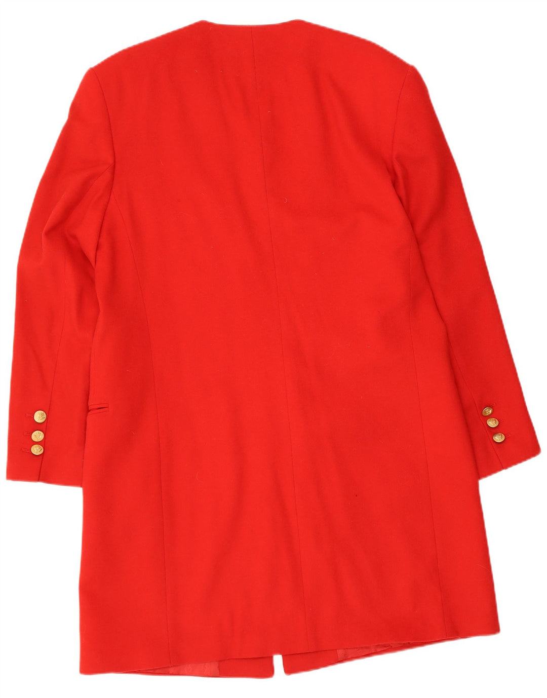 Jobis Pardessus Femme IT 42 Laine d'Agneau Rouge Moyen