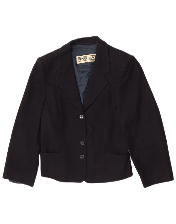Penny Black Veste blazer à 3 boutons pour femme UK 10 Petite laine