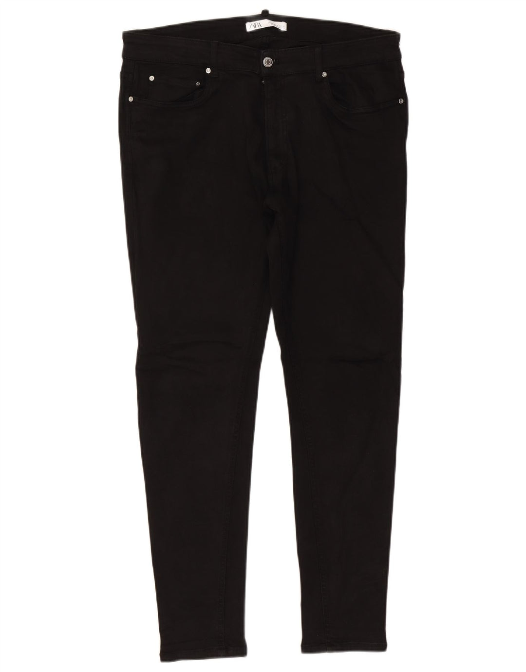 Zara Jean Slim Homme EU 46 Large W36 L29 Coton Noir