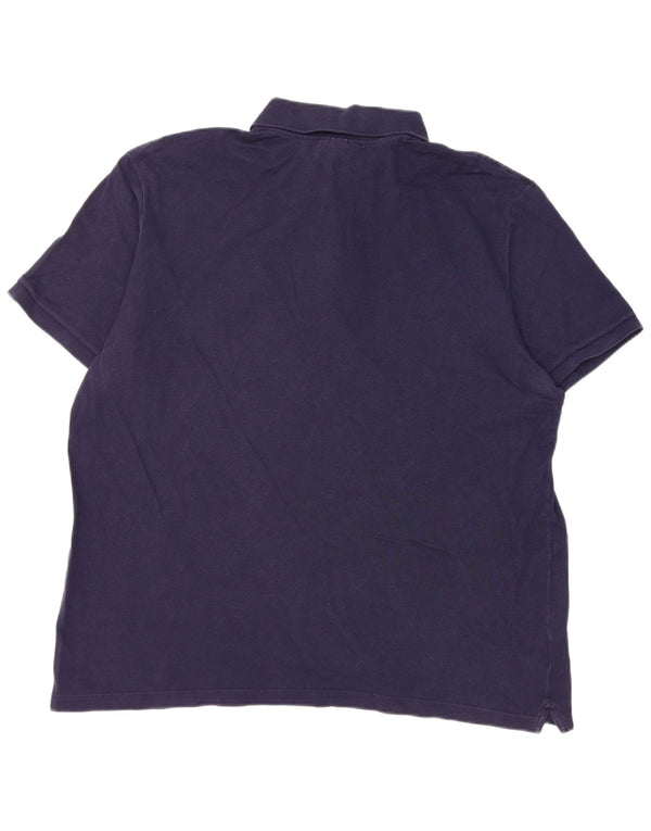 Lacoste Homme Slim Fit Polo Taille 8 3XL Bleu Marine Coton