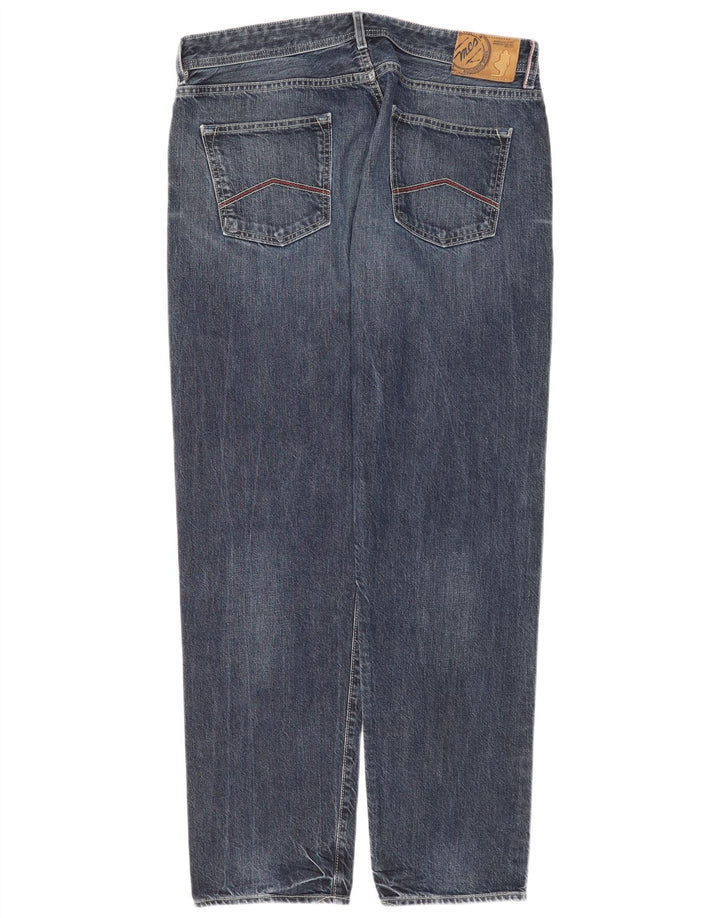 Marlboro Classics Jean droit homme W36 L34 bleu coton