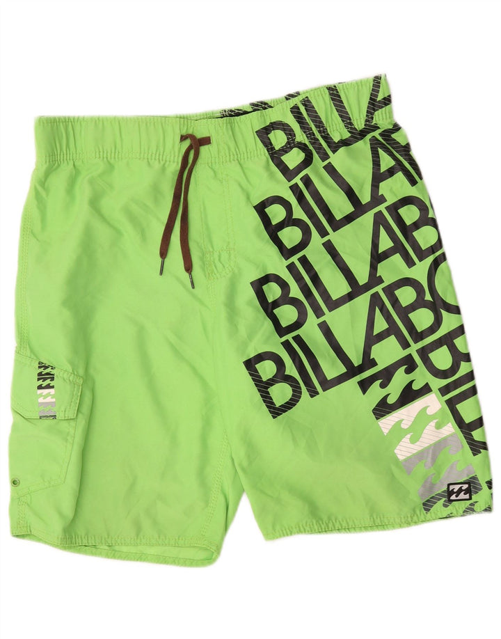 Billabong Short de bain graphique pour hommes petit polyester vert