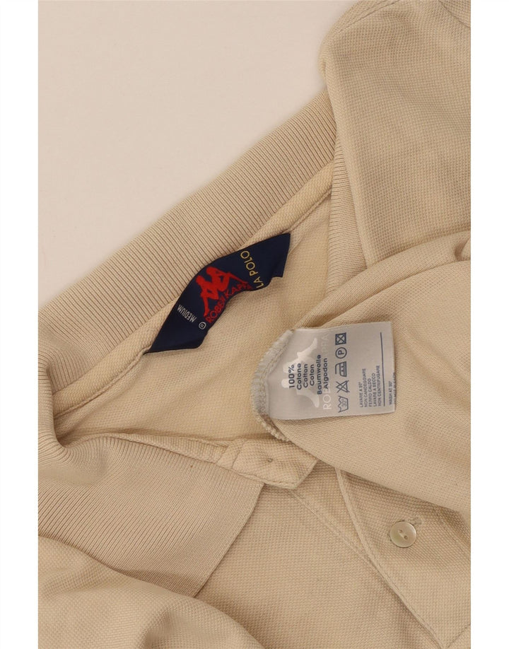 Kappa Polo Homme Beige Moyen Coton