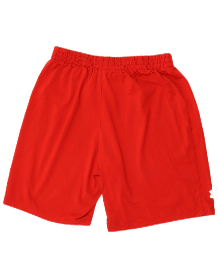 Under Armour Short de Sport Garçon 11-12 Ans Grand Rouge Polyester