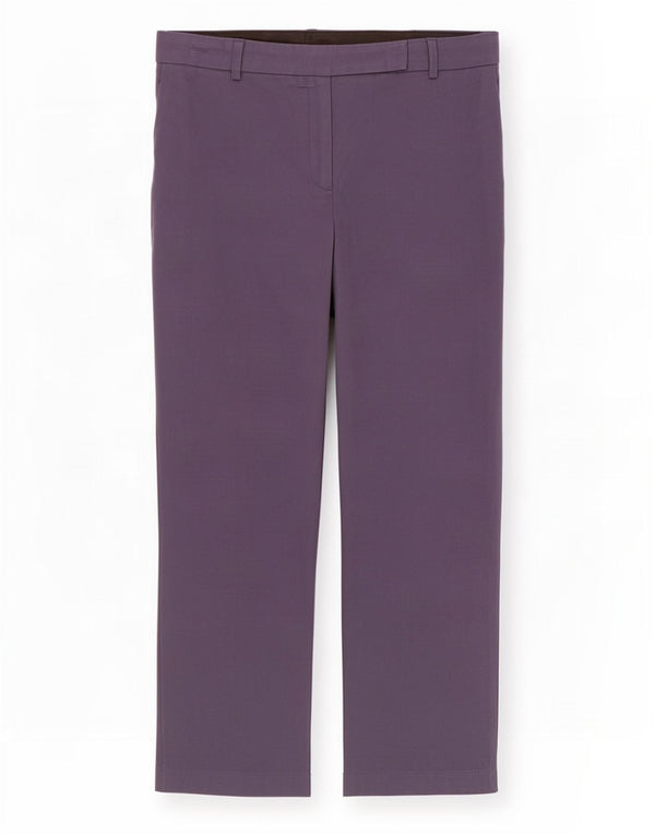 Marks & Spencer Pantalon décontracté pour femme UK 14 Large W32 L28 Bleu marine