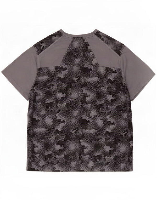 Mountain Warehouse T-Shirt Homme Top 2XL Gris Camouflage Polyester