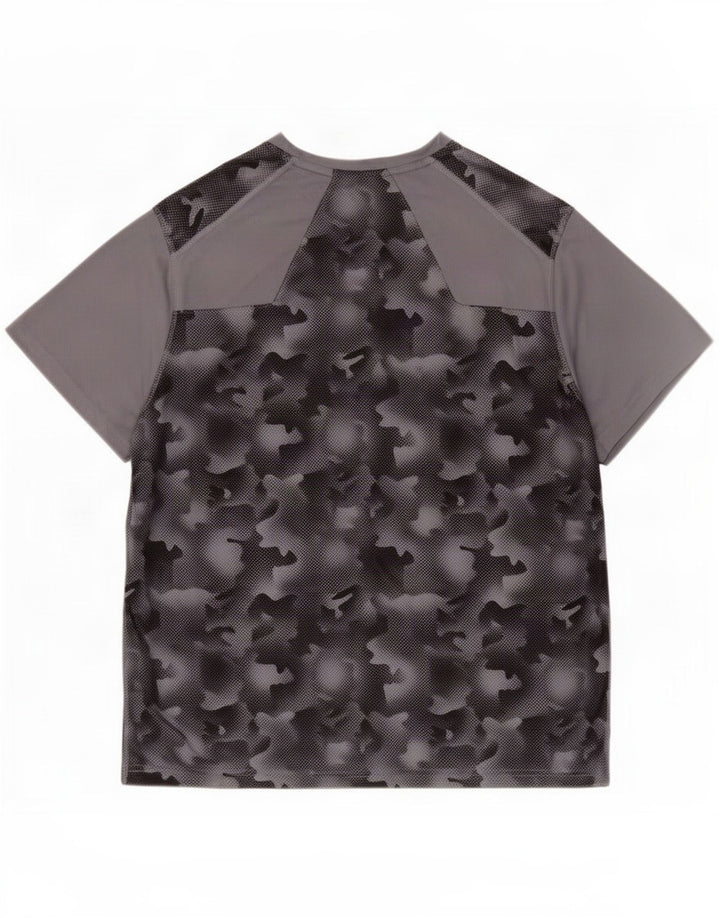 Mountain Warehouse T-Shirt Homme Top 2XL Gris Camouflage Polyester