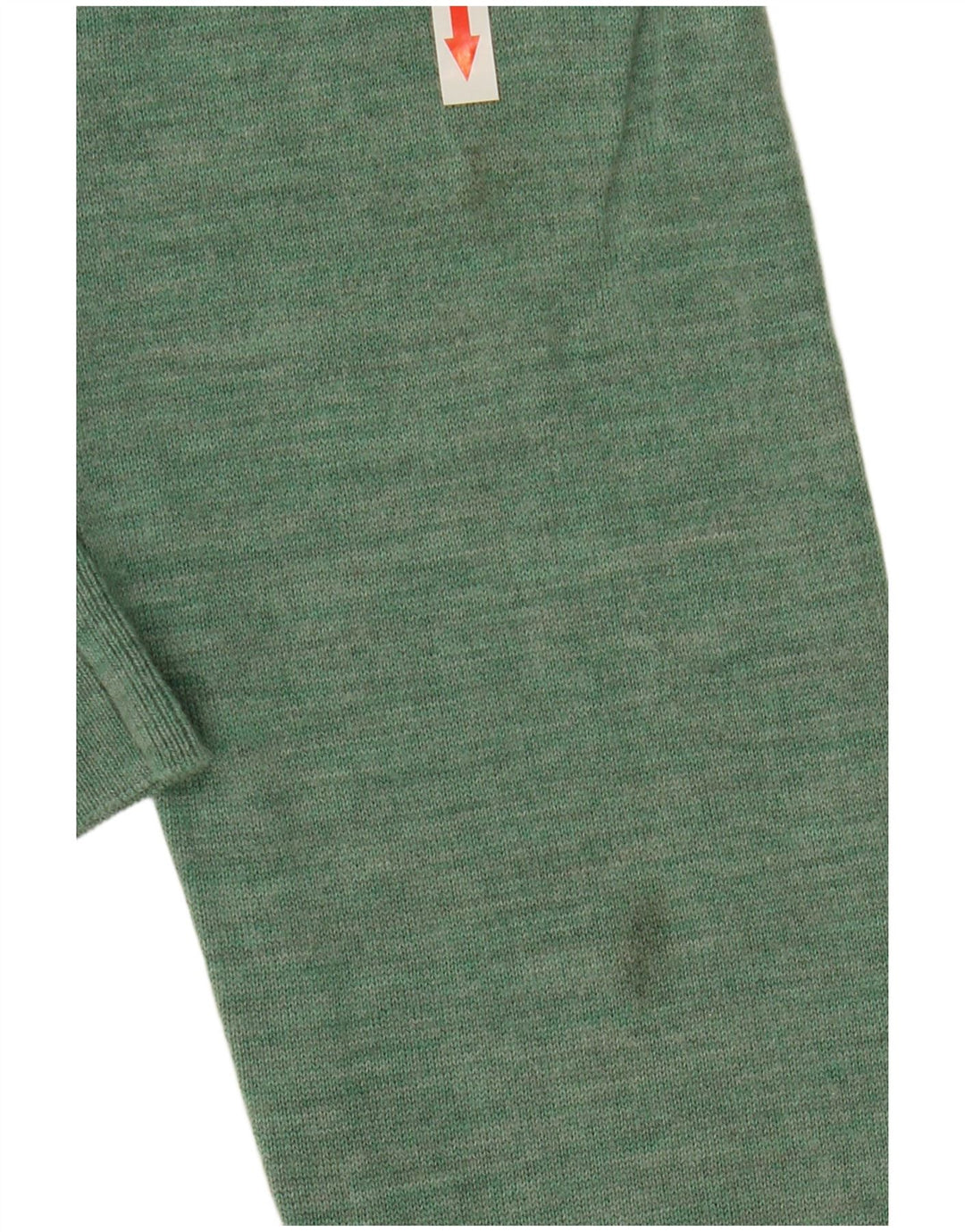 John Lewis Pull à col rond pour homme en laine mérinos vert moyen