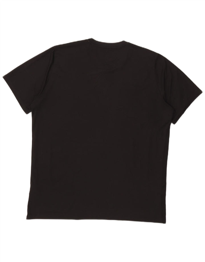 Nike Hommes Dri Fit T-Shirt Haut 2XL Noir Polyester