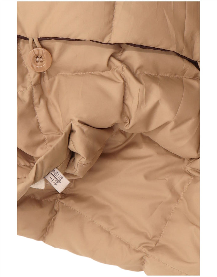 Manteau matelassé réversible femme vintage IT 44 Beige Moyen