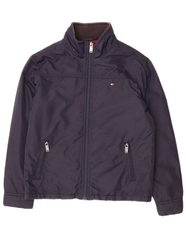 Tommy Hilfiger Blouson Bomber Garçon 9-10 Ans Bleu Marine Nylon