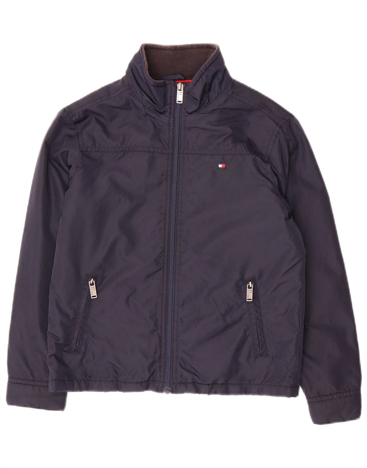 Tommy Hilfiger Blouson Bomber Garçon 9-10 Ans Bleu Marine Nylon