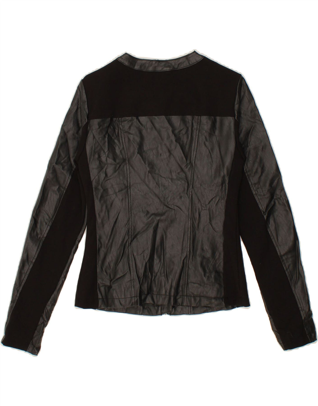 GAS Womens Leather Jacket IT  38 XS Black Vintage Gas and Second-Hand Gas from Messina Hembry 