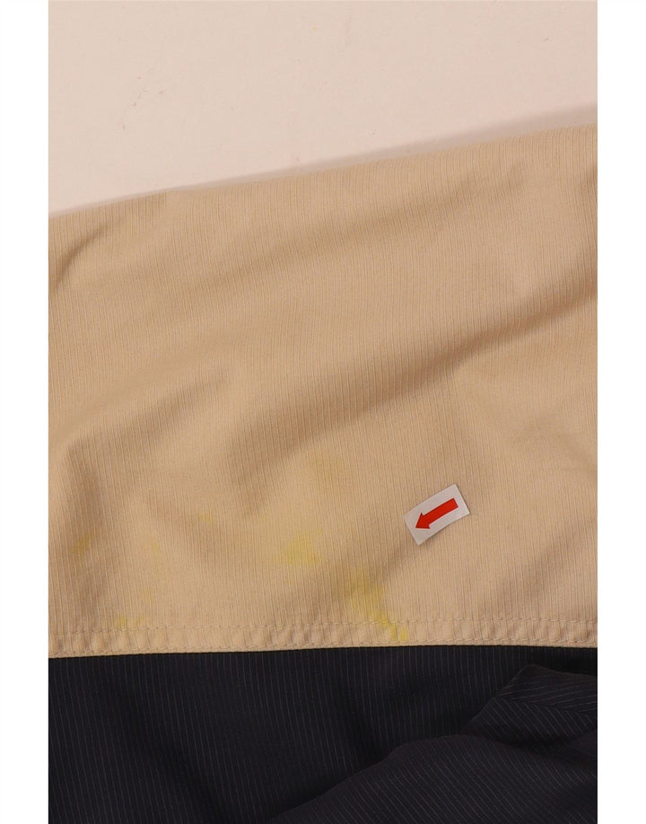 Reebok Veste de pluie à capuche pour femme UK 12 Beige moyen Colourblock
