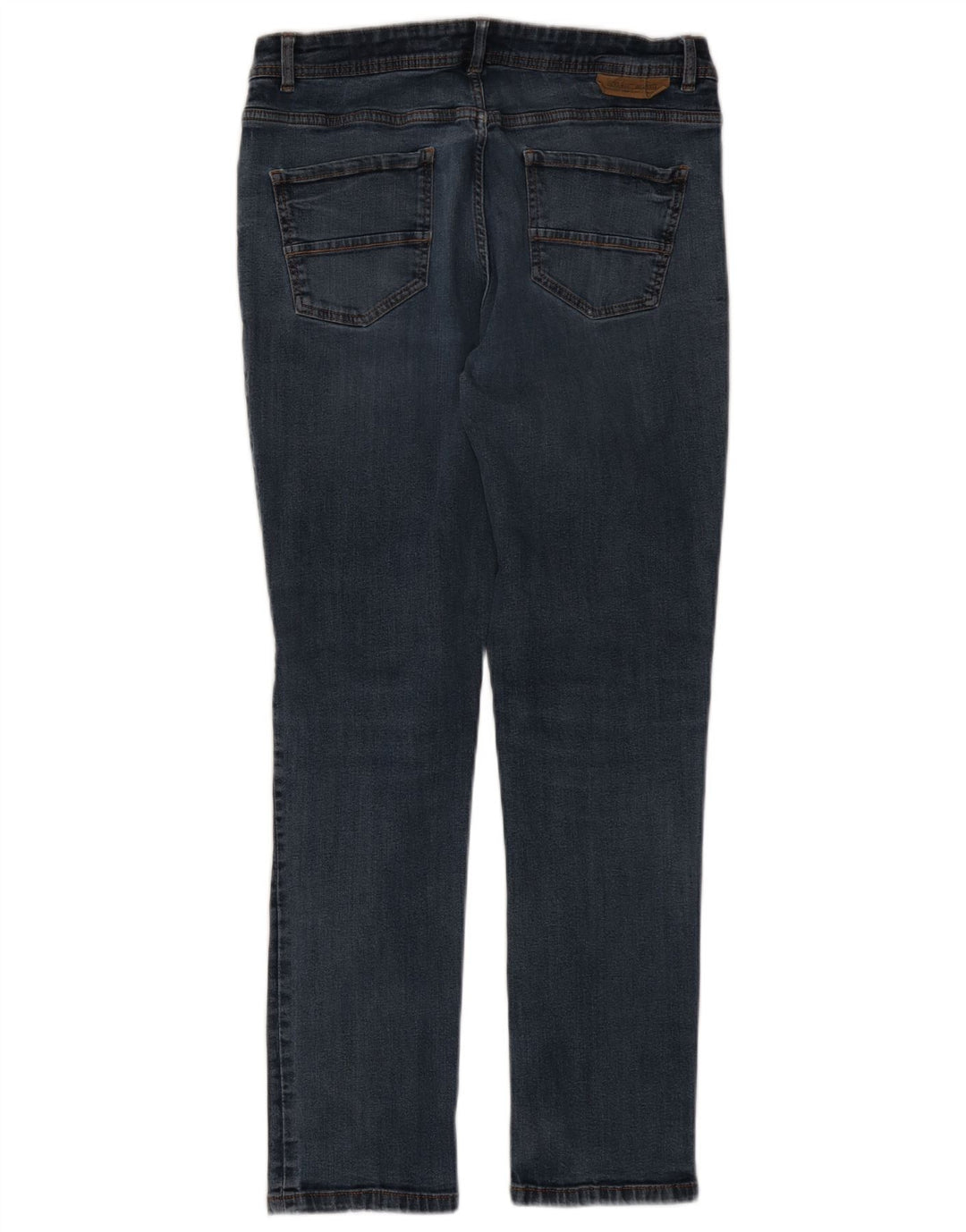 Dack's Jean Slim Homme IT 52 XL W36 L30 Bleu Coton