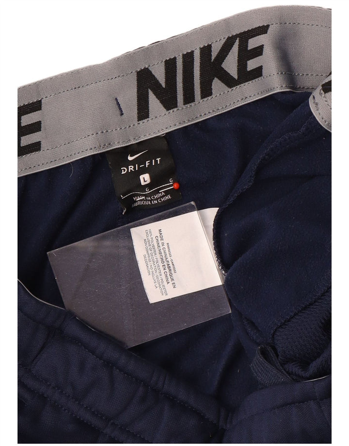 Nike Pantalon de survêtement Michigan pour homme Taille L Bleu marine Polyester