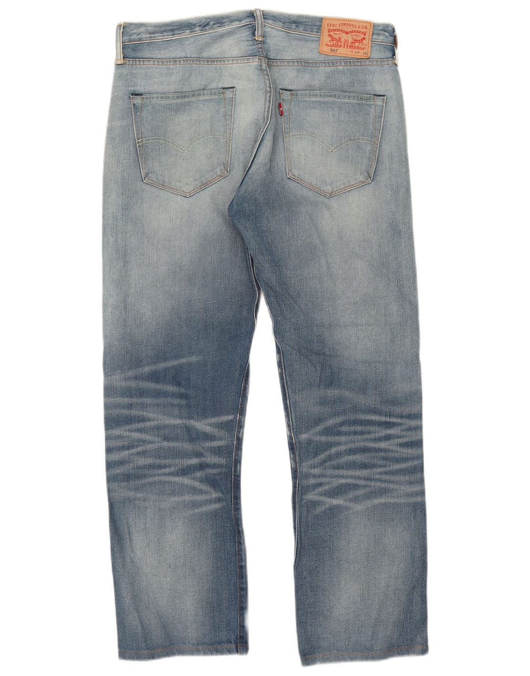 Levi's Jean Droit 501 Homme Bleu W34 L28 Coton