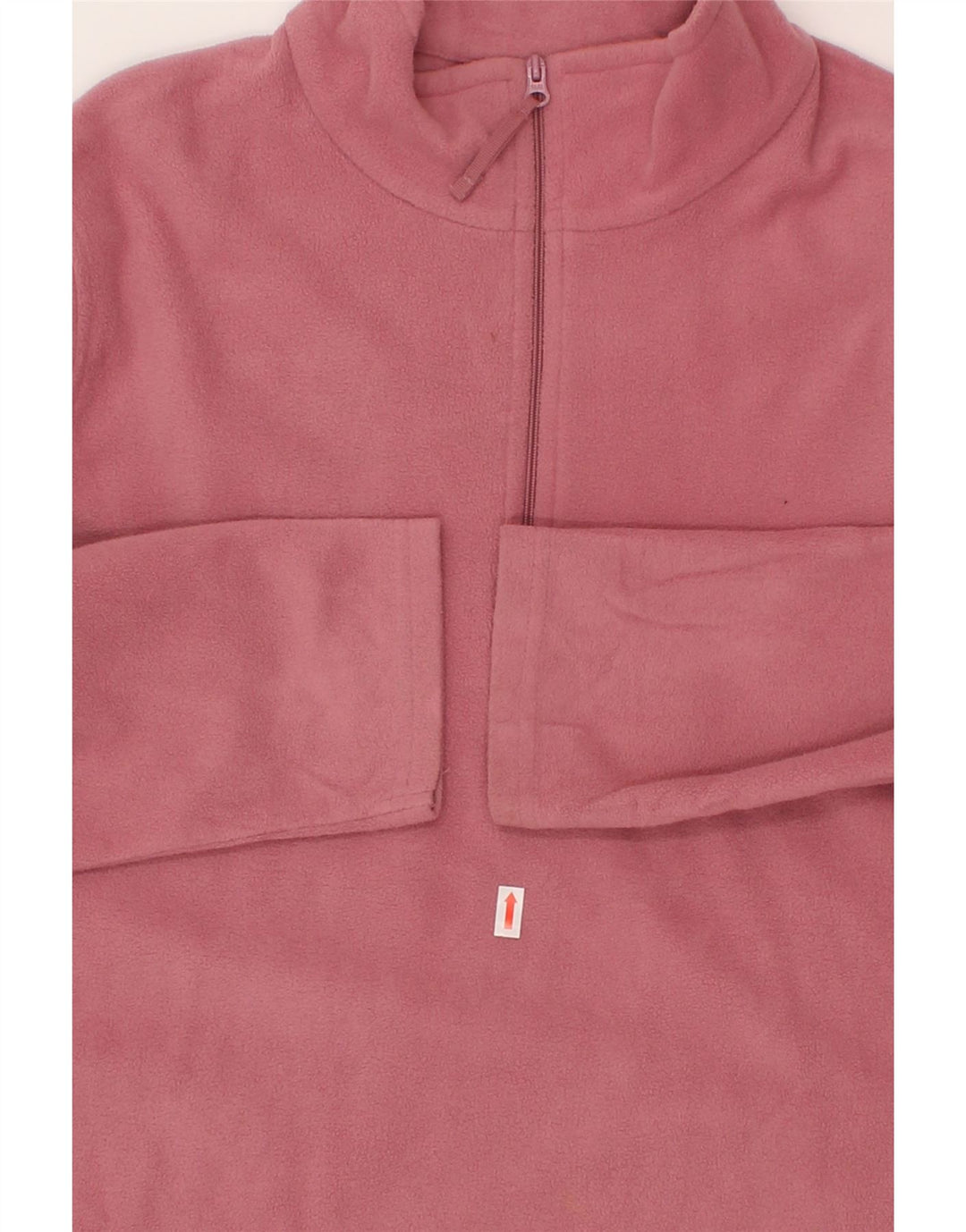 MOUNTAIN WAREHOUSE Mens Zip Neck Fleece Jumper Large Pink Polyester Vintage Mountain Warehouse and Second-Hand Mountain Warehouse from Messina Hembry 