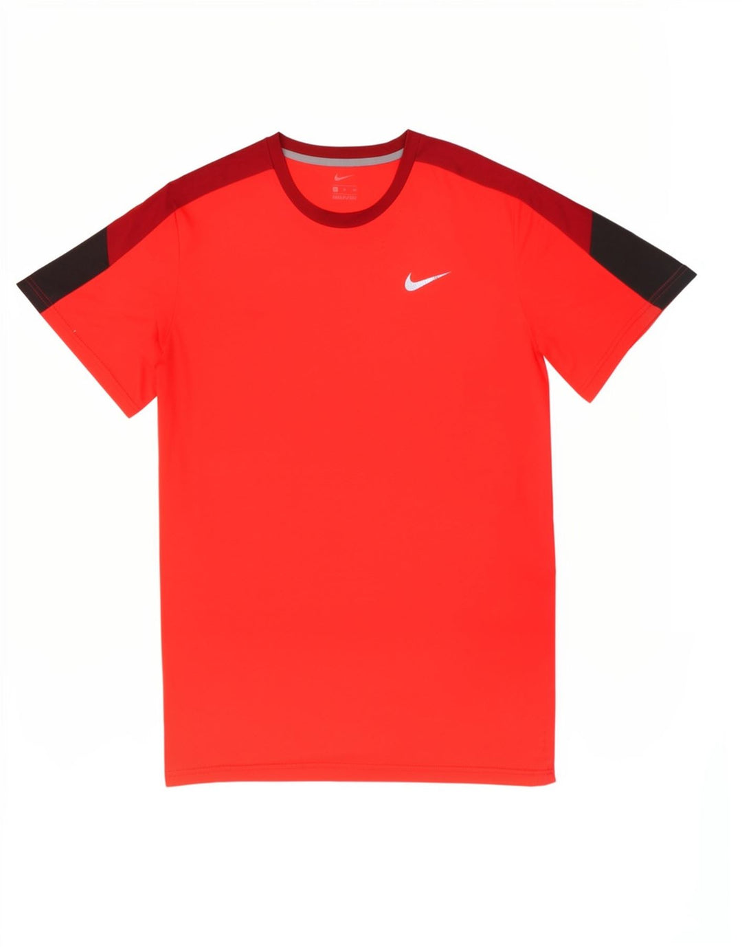 Nike T-Shirt Homme Haut XL Rouge Colorblock Polyester