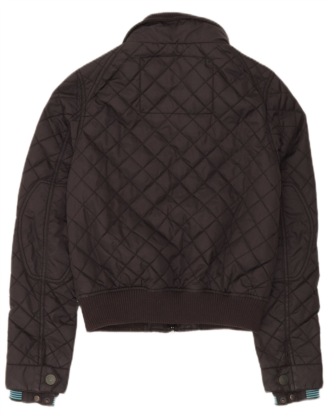 Superdry Veste utilitaire matelassée pour femme UK 10 Petit nylon noir