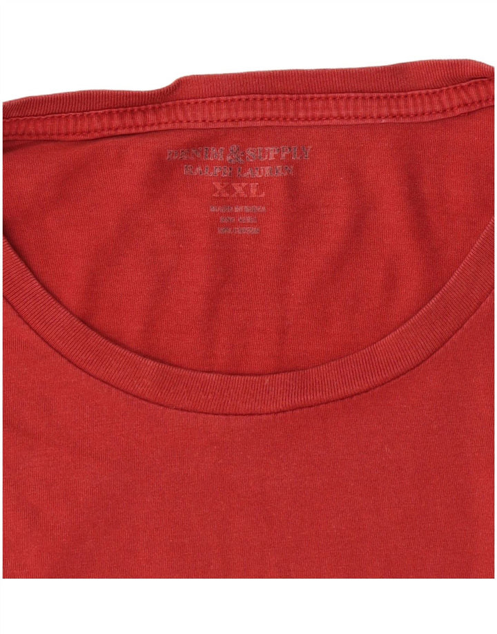 Ralph Lauren T-shirt graphique pour homme 2XL Rouge