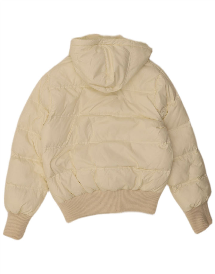 KOCCA Veste matelassée à capuche pour femme UK 18 XL Off White Polyamide