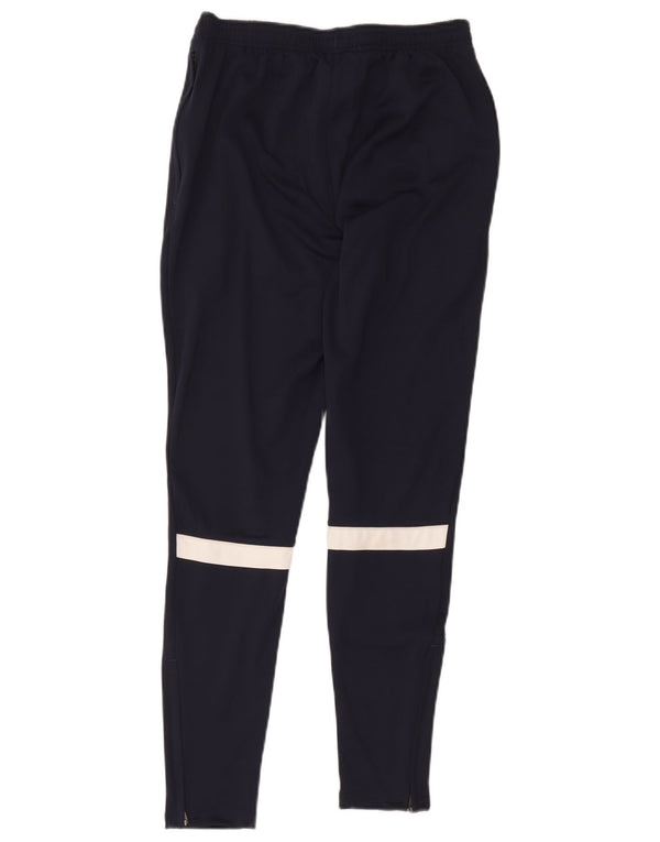 Nike Pantalon de survêtement Dri Fit pour femme UK 8 Small Bleu marine Colourblock
