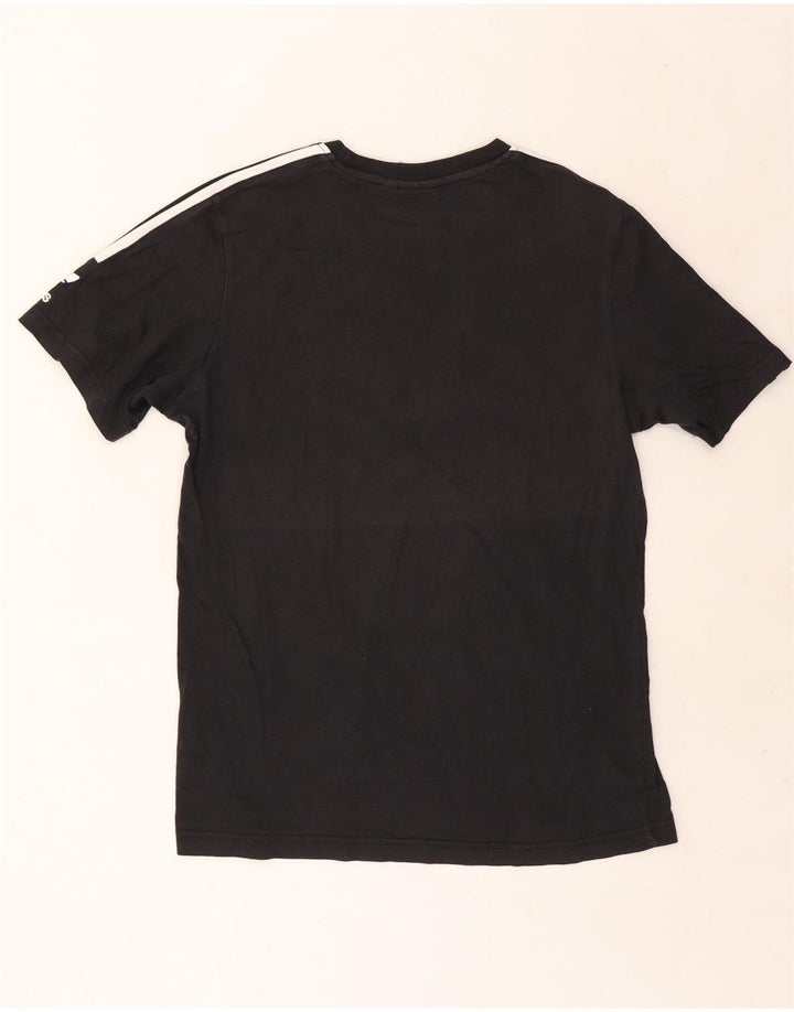 Adidas T-shirt graphique pour homme en coton noir moyen